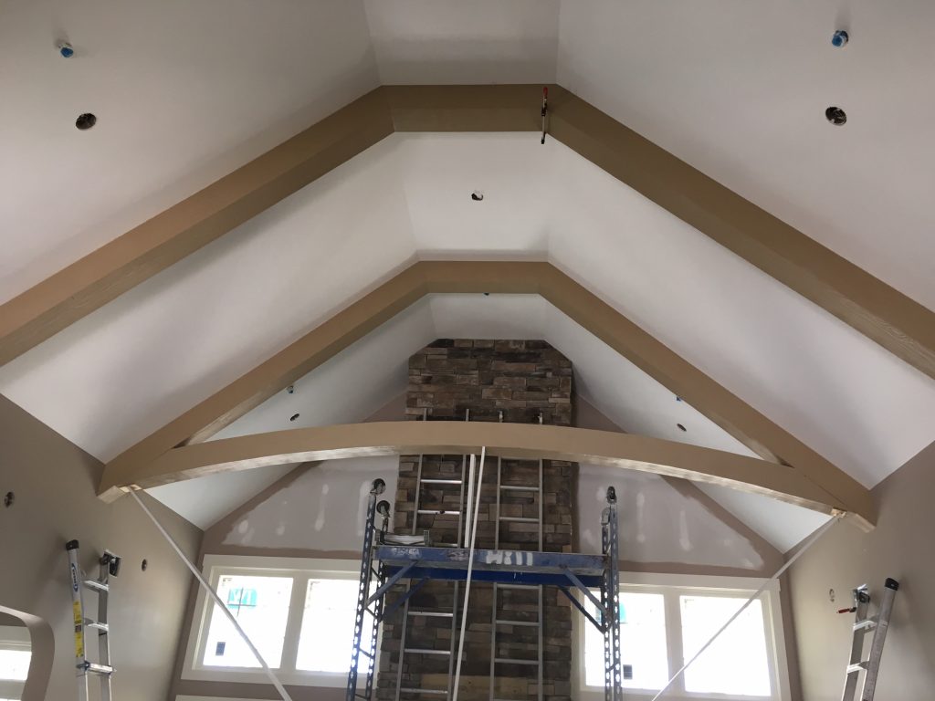 Epic Cathedral Ceiling Trusses With A Curve Barron Designs